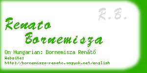 renato bornemisza business card